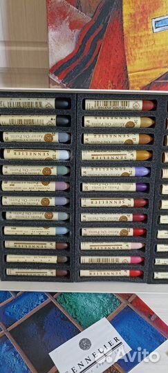Лот 2 набора Масляная Sennelier oil pastel 48 24
