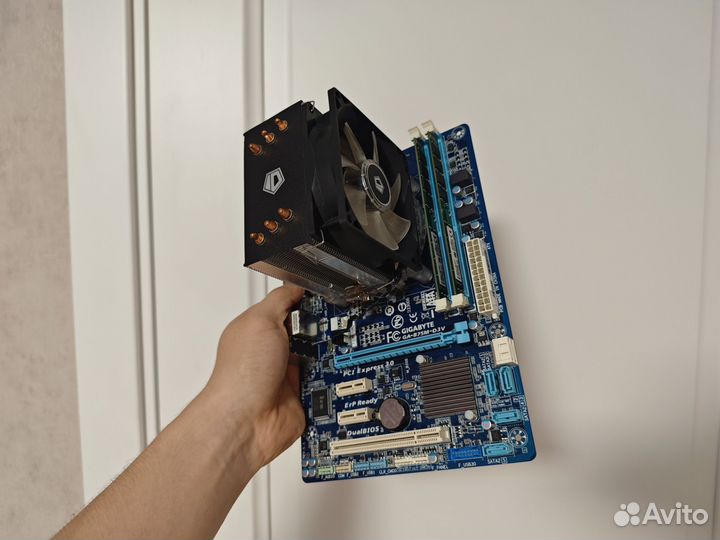 Комплект Мат. плата B75 + i7 2600 + 16Gb + кулер