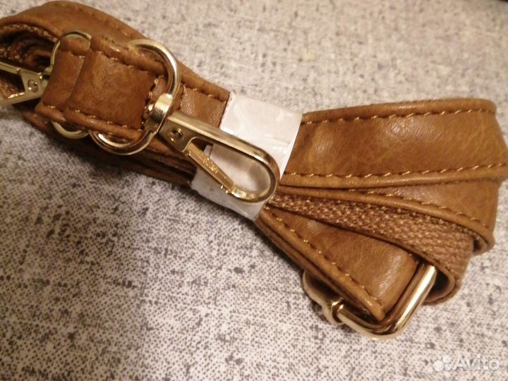 Ремень для сумки рыжий