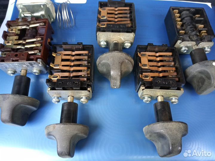 Переключатели плиты Deluxe, тэны духовка, лампочки