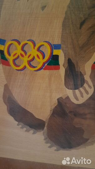 Олимпийский мишка панно