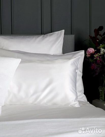 Белое Постельное белье на заказ из Люкс сатина