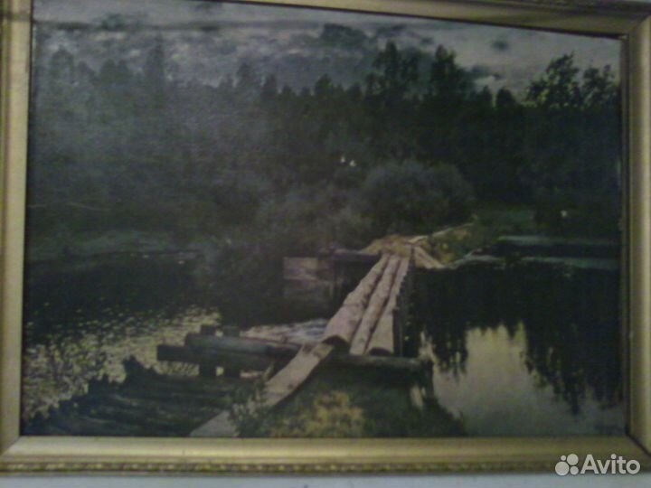Репродукция картины Левитана 