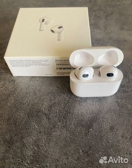 Беспроводные наушники apple airpods 3