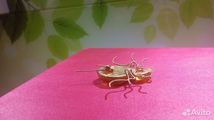 Брошь Жук / Муравей СССР, винтаж