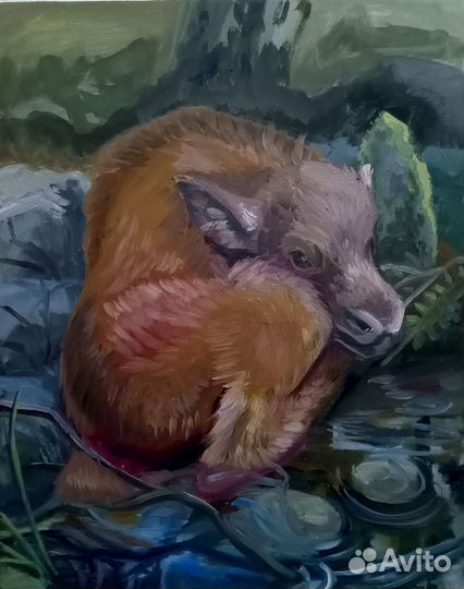 Картина маслом на заказ, портрет