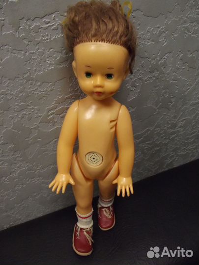 Кукла большая 74 см шагающая СССР редкая