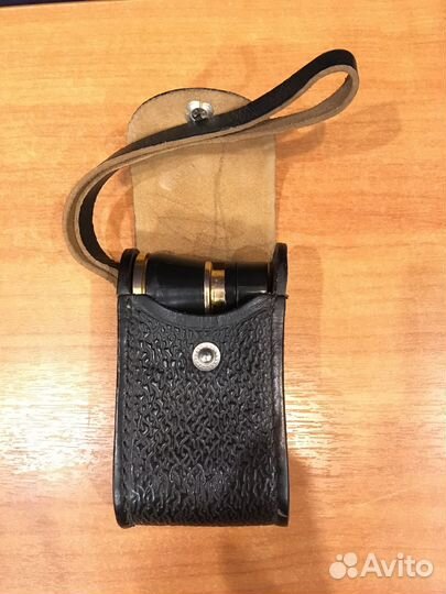 Театральный бинокль СССР в кожаном чехле