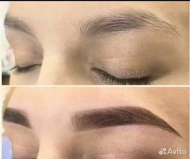 Окрашивание бровей