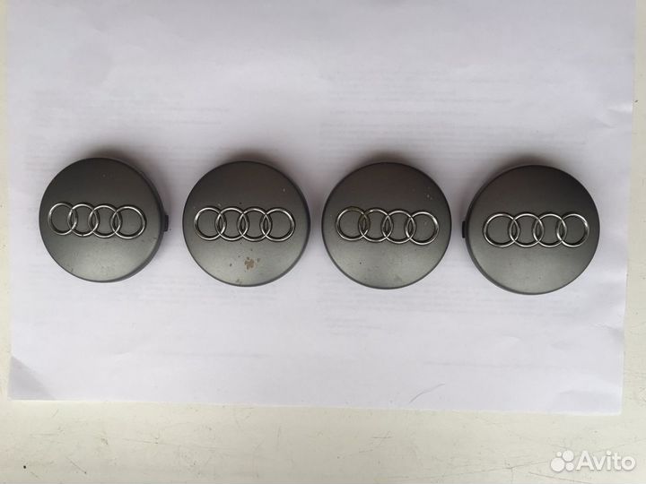 Заглушки на литые диски audi