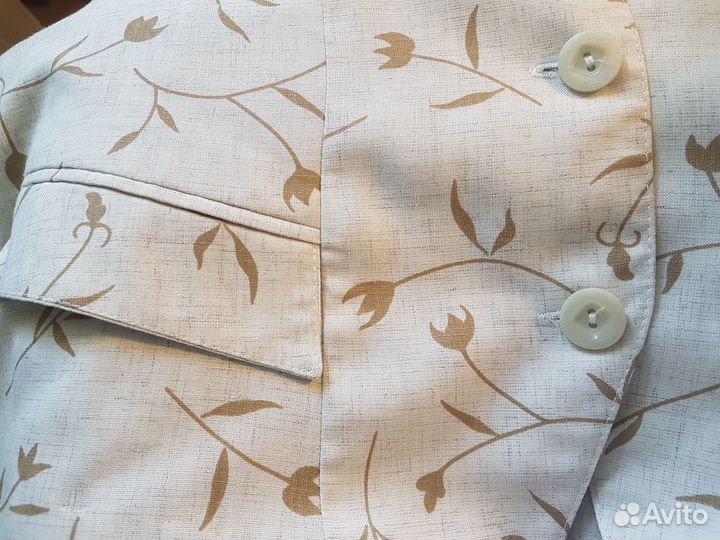 Льняной летний костюм