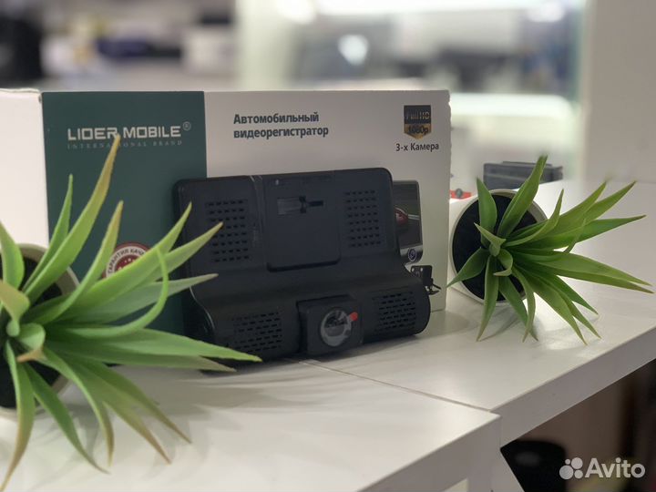 Видеорегистратор на 3 камеры (новый, гарантия)