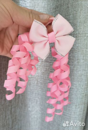 Бантики для волос ручной работы