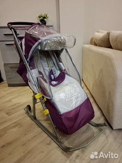 Санки-коляска Ника 4