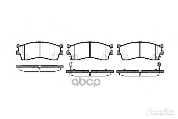 Колодки торм.диск. Rio 02-05 241532 Road house