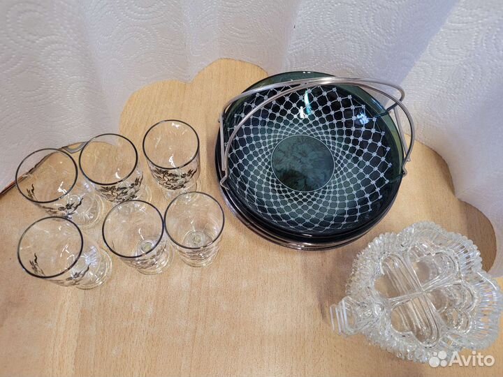 Цветное стекло, хрусталь СССР (будет дополняться)