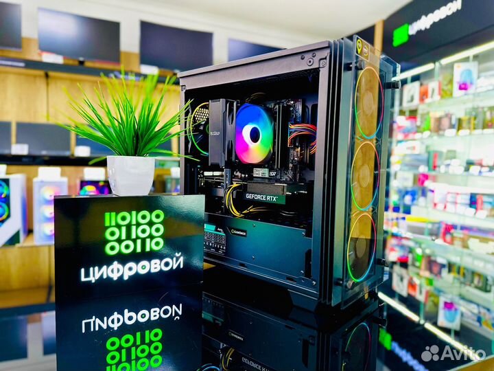 Мощный игровой пк Intel Core i5-12400F/RTX 4060/DD