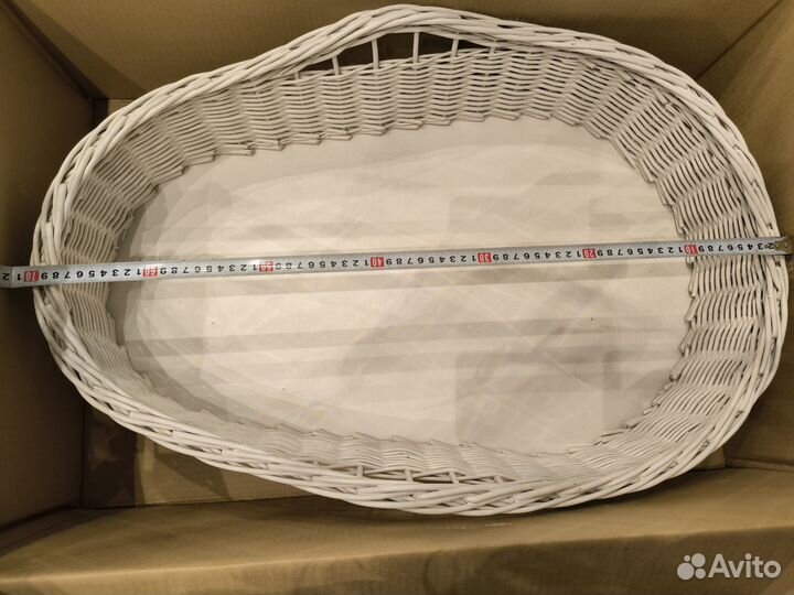 Корзина-люлька новая из ротанга