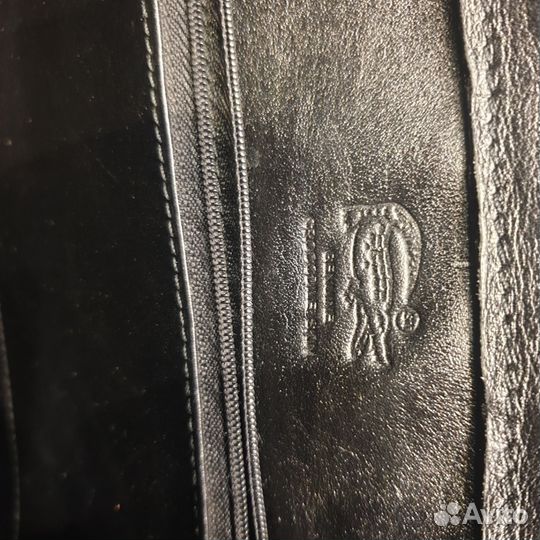 Сумка женская натуральная кожа черная б/у