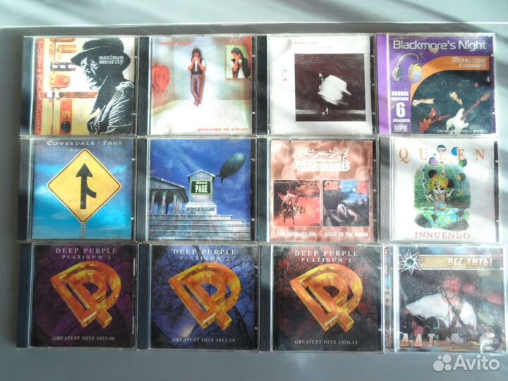 Музыкальные CD-диски из прошлого
