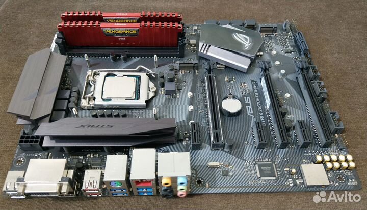 Материнская плата asus strix Z270H gaming