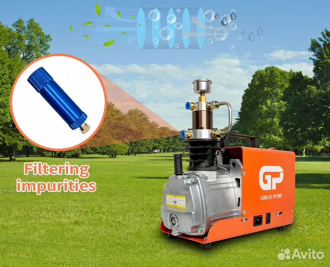 Компрессор высокого давления для дайвинга PCP Stag