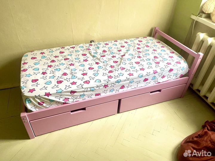 Кровать детская 160 на 80 с матрасом