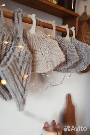 Комплект на заказ детский шапка и манишка