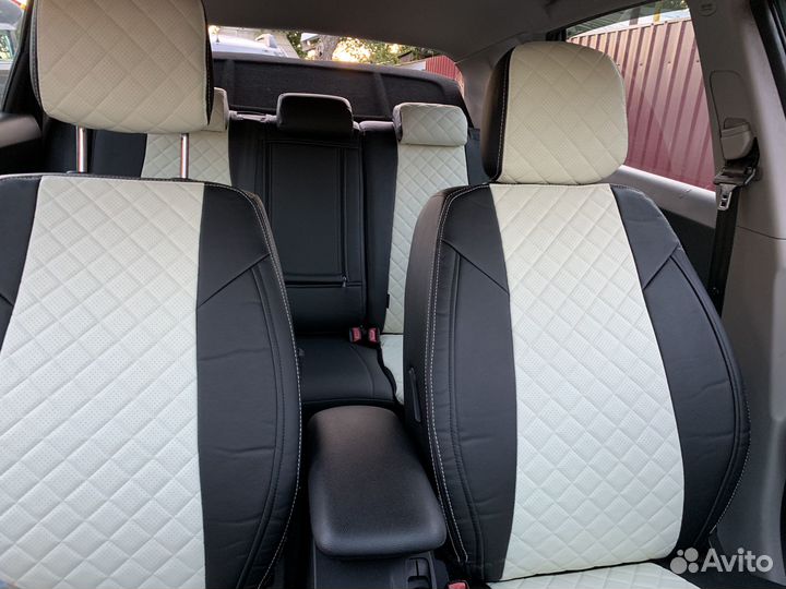 Авточехлы Chery Tiggo 5 Экокожа ромб Автопилот