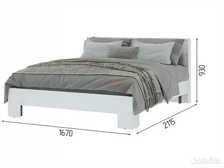 Кровать 160 с орт осн с доставкой