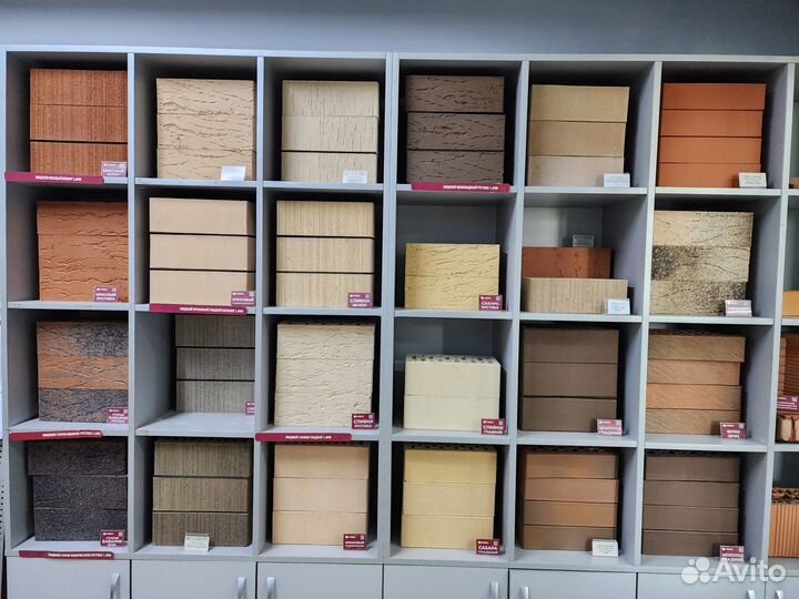 Кирпич облицовочный сливки велюр