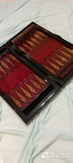 Нарды из янтаря