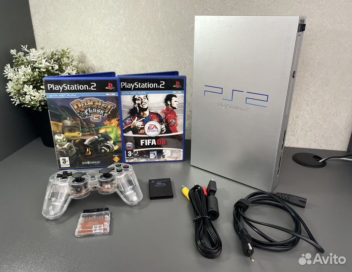 Sony PS2 Fat Silver Pal