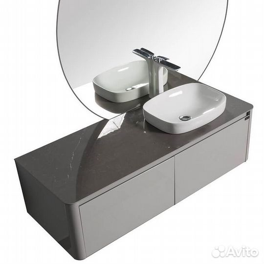 Комплект мебели для ванной Black&White Universe R