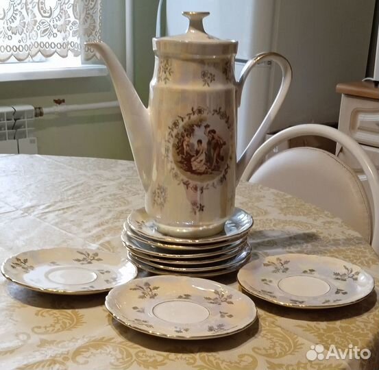 Чешский столовый сервис, нарзанные кружки