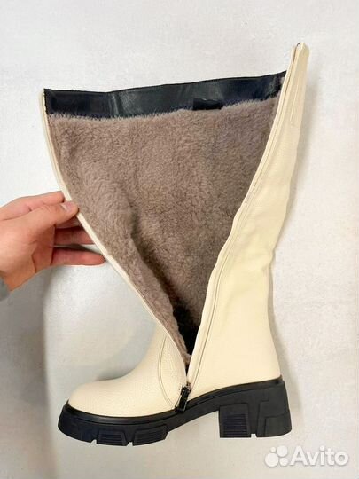 Зимние женские сапоги 38 натуральная кожа новые