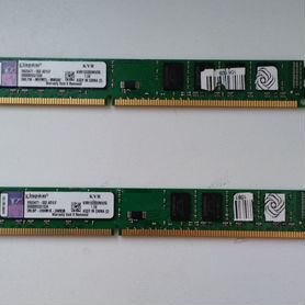 Оперативная память Kingston DDR3 1600 мгц 2x2 гб