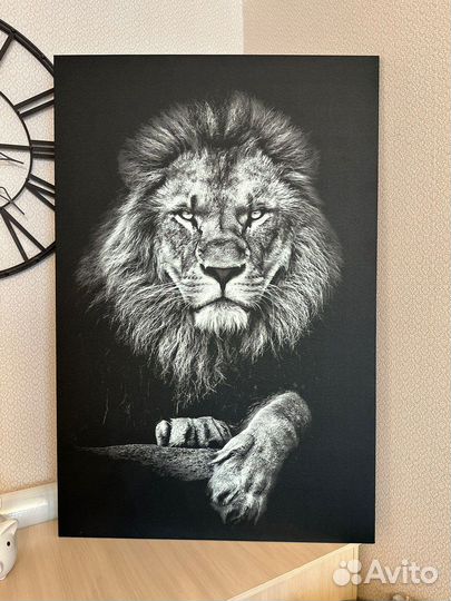 Картина лев