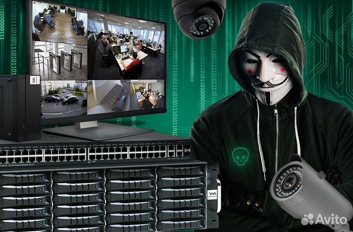 Установка камер видеонаблюдения