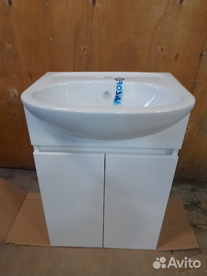 Тумба для ванной Лада 50 белая