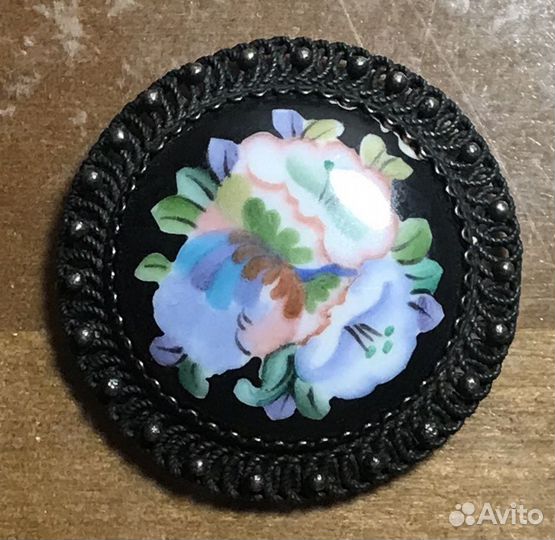 Брошь эмаль металл