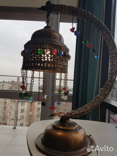 Медный светильник Египет ручная работа
