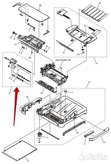 Узел Canon FM0-4439 1402662