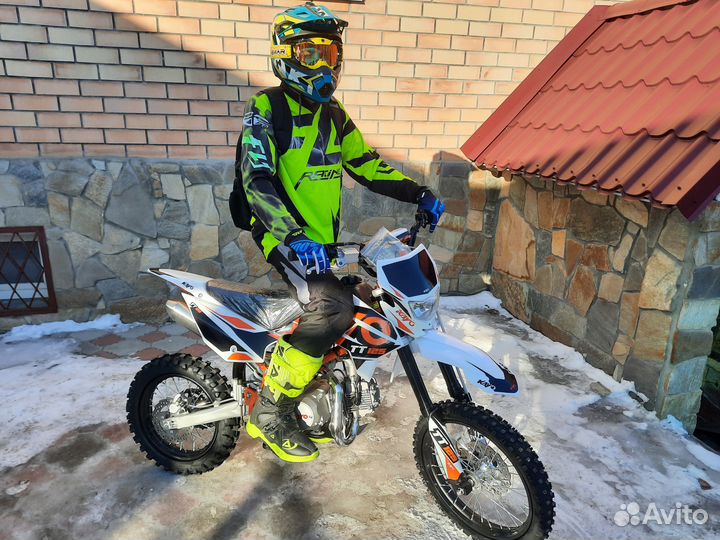 Питбайк Kayo Basic TT125 с электростартером Новый
