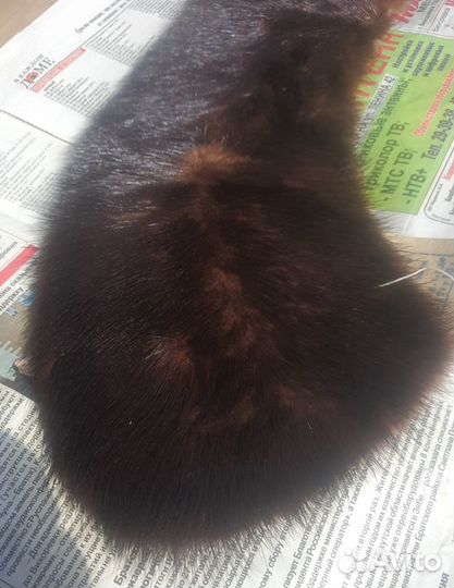 Мех норки воротник