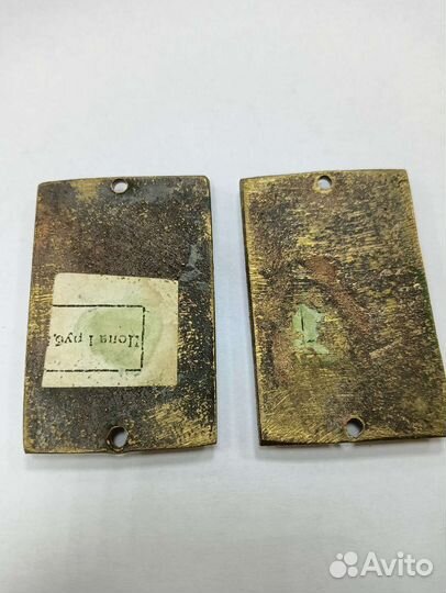 Латунные таблички, номера