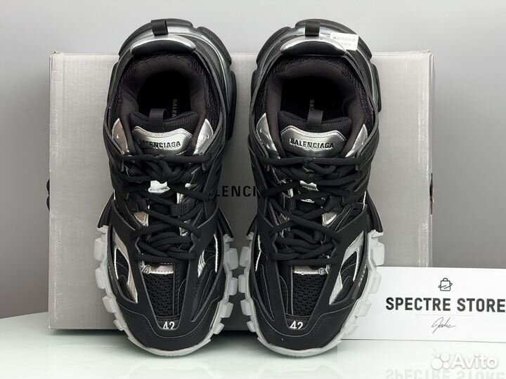 Кроссовки Balenciaga Track Sneaker Black Silver