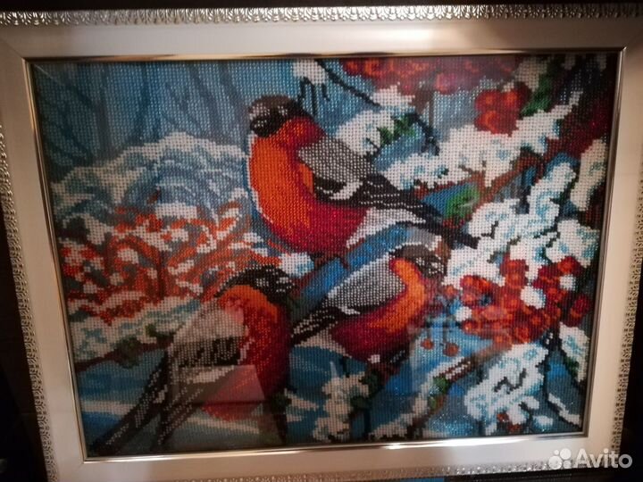 Иконы вышиты из Чешского бисера