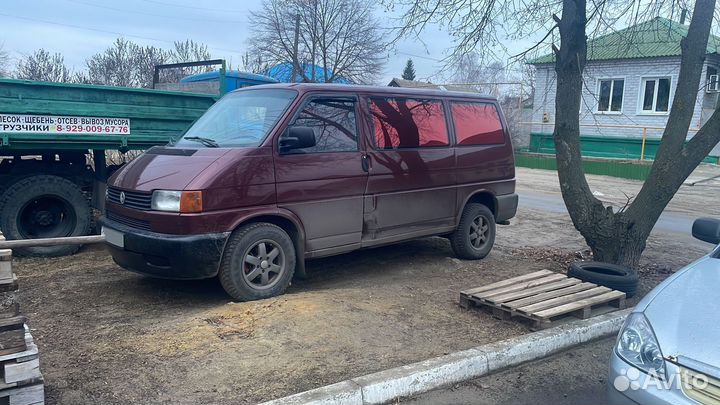 Volkswagen Transporter 2.4 МТ, 1992, 275 000 км