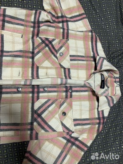 Куртка рубашка zara женская